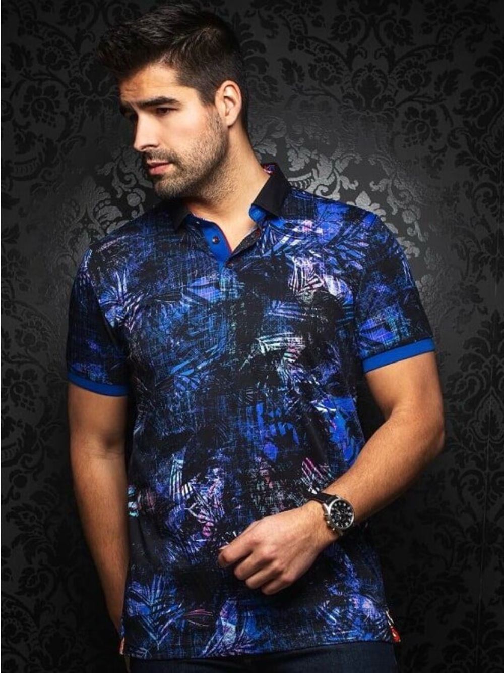 Au Noir Men’s Polo Shirt Size Medium